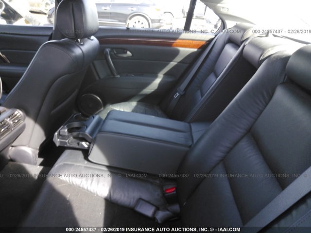 JH4KB16525C018239 - 2005 ACURA RL GOLD photo 8