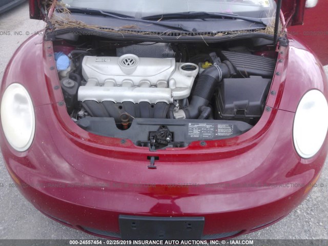 3VWPW3AG7AM016685 - 2010 VOLKSWAGEN NEW BEETLE წითელი ფოტო 10