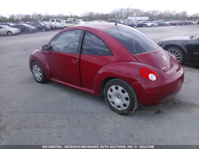 3VWPW3AG7AM016685 - 2010 VOLKSWAGEN NEW BEETLE წითელი ფოტო 3