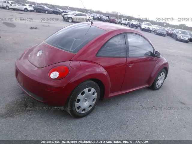 3VWPW3AG7AM016685 - 2010 VOLKSWAGEN NEW BEETLE წითელი ფოტო 4