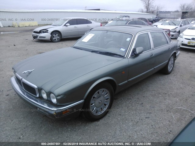 SAJHX6247VC789689 - 1997 JAGUAR XJ6 L GREEN photo 2