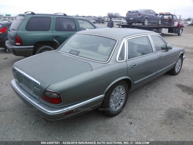 SAJHX6247VC789689 - 1997 JAGUAR XJ6 L GREEN photo 4