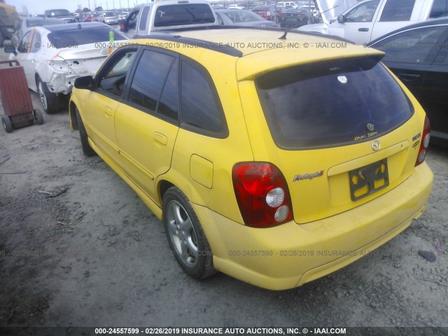 JM1BJ246721466814 - 2002 MAZDA PROTEGE PR5 YELLOW photo 3