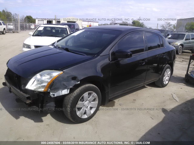 3N1AB61E38L736959 - 2008 NISSAN SENTRA 2.0/2.0S/2.0SL BLACK photo 2