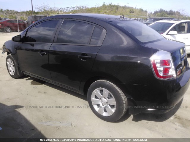 3N1AB61E38L736959 - 2008 NISSAN SENTRA 2.0/2.0S/2.0SL BLACK photo 3