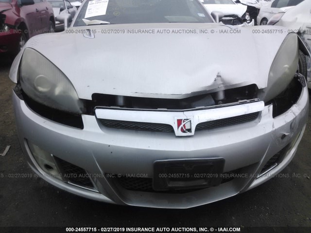 1G8MT35X99Y104365 - 2009 SATURN SKY REDLINE GRAY photo 6