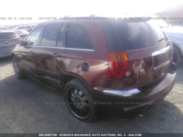 2A8GF78X77R176544 - 2007 CHRYSLER PACIFICA LIMITED RED photo 3