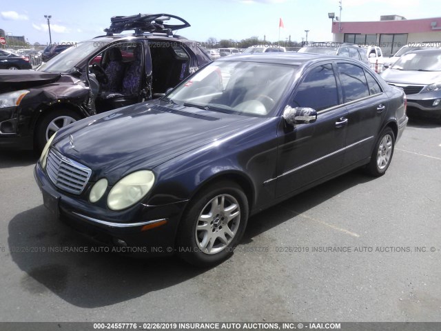 WDBUF65J65A707186 - 2005 MERCEDES-BENZ E 320 BLUE photo 2