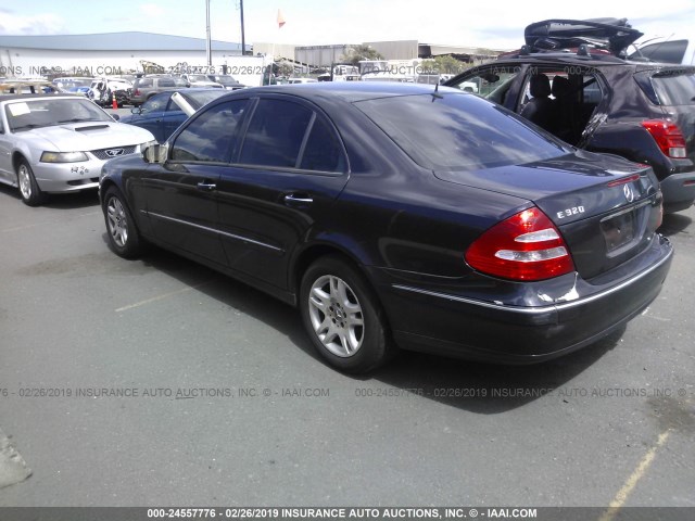 WDBUF65J65A707186 - 2005 MERCEDES-BENZ E 320 BLUE photo 3