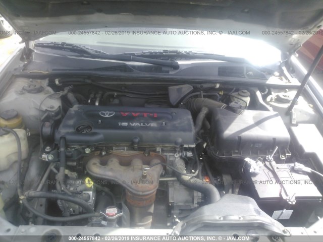 4T1BE32K13U726548 - 2003 TOYOTA CAMRY LE/XLE/SE GRAY photo 10