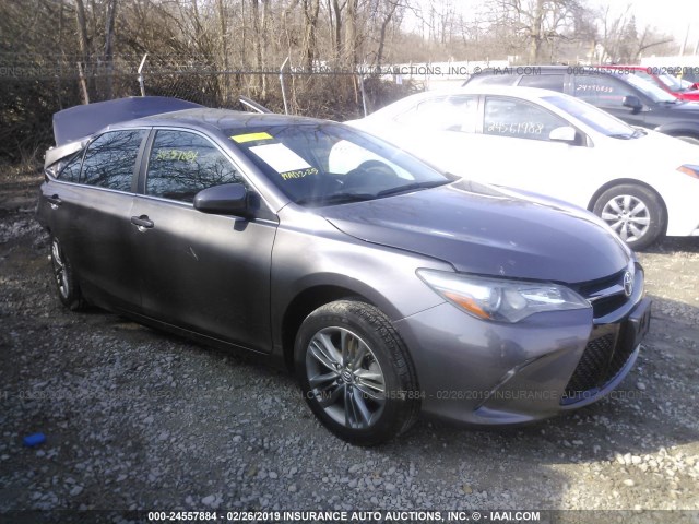 4T1BF1FK9FU481708 - 2015 TOYOTA CAMRY LE/XLE/SE/XSE GRAY photo 1