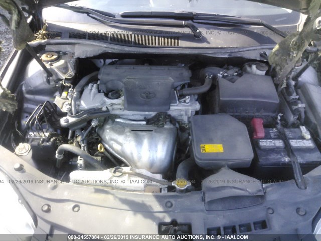 4T1BF1FK9FU481708 - 2015 TOYOTA CAMRY LE/XLE/SE/XSE GRAY photo 10