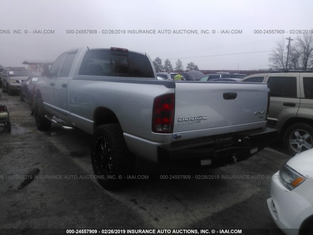 3D7LU38C34G152315 - 2004 DODGE RAM 3500 ST/SLT SILVER photo 3