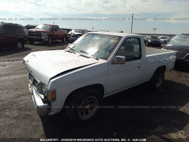 1N6SD11S1SC436406 - 1995 NISSAN TRUCK E/XE WHITE photo 2