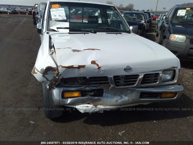 1N6SD11S1SC436406 - 1995 NISSAN TRUCK E/XE WHITE photo 6