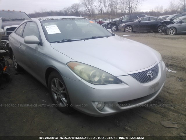 4T1CE38P75U992523 - 2005 TOYOTA CAMRY SOLARA SE/SLE SILVER photo 1