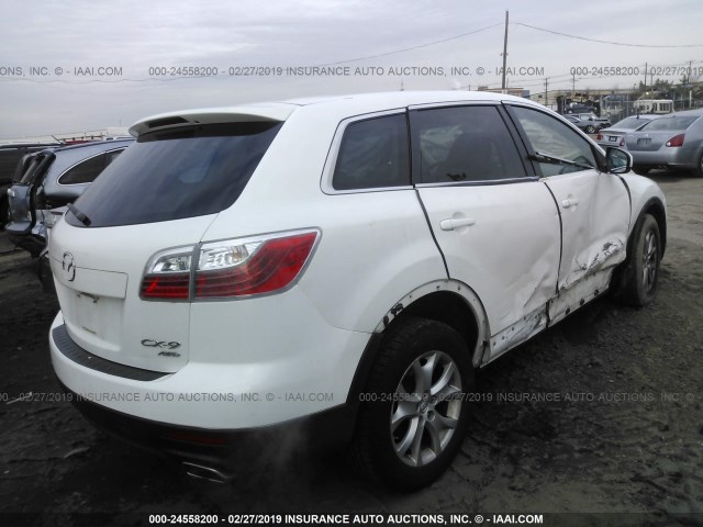 JM3TB3BV1B0318687 - 2011 MAZDA CX-9 WHITE photo 4