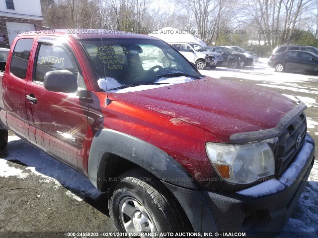 5TEUU42N46Z268970 - 2006 TOYOTA TACOMA ACCESS CAB წითელი ფოტო 1