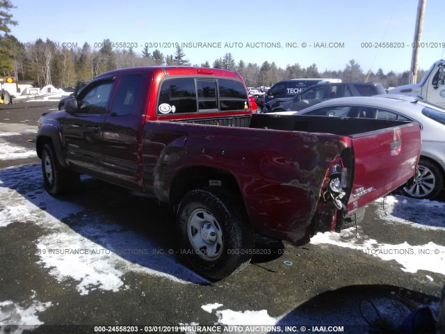 5TEUU42N46Z268970 - 2006 TOYOTA TACOMA ACCESS CAB წითელი ფოტო 3