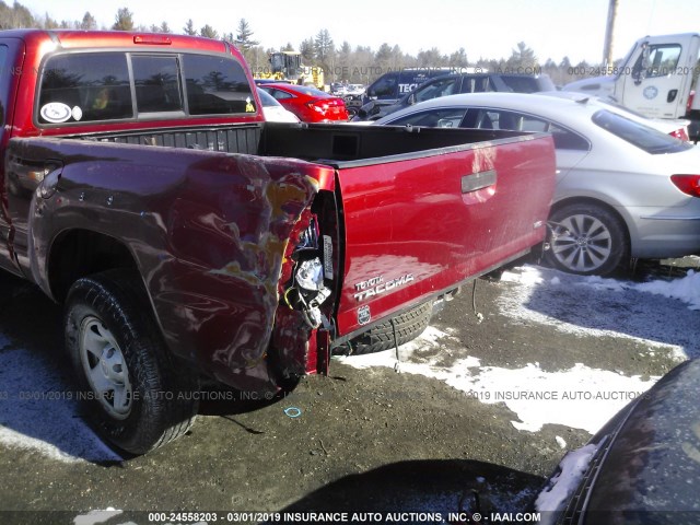 5TEUU42N46Z268970 - 2006 TOYOTA TACOMA ACCESS CAB წითელი ფოტო 6