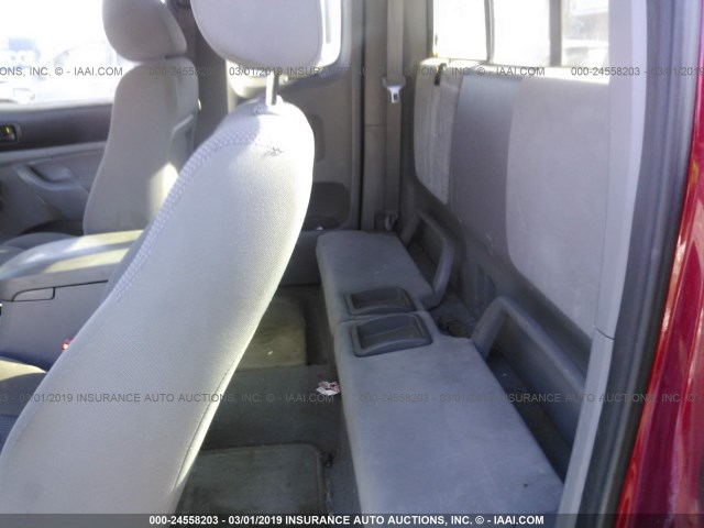 5TEUU42N46Z268970 - 2006 TOYOTA TACOMA ACCESS CAB წითელი ფოტო 8