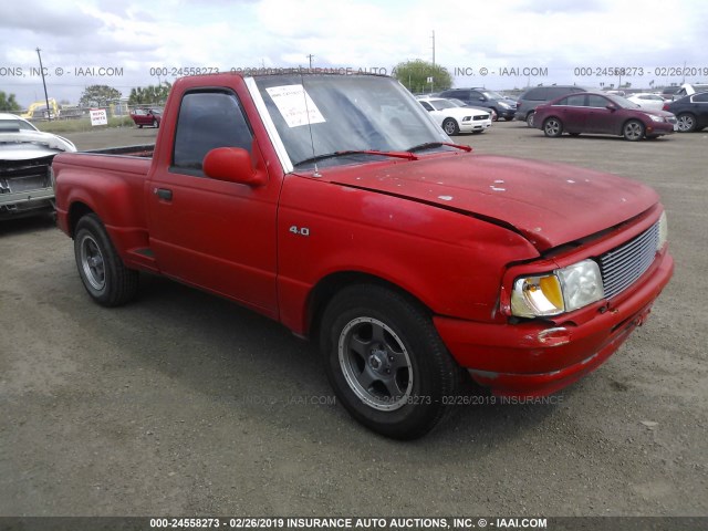 1FTCR10XXRPA19343 - 1994 FORD RANGER RED photo 1