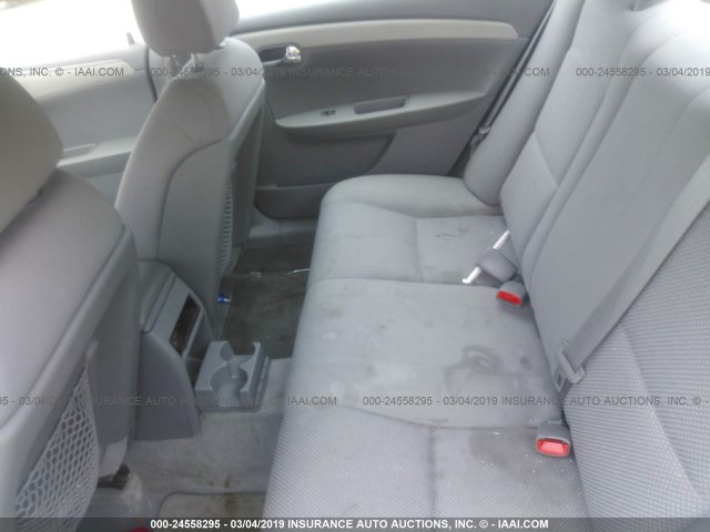 1G1ZH57B58F181103 - 2008 CHEVROLET MALIBU 1LT თეთრი ფოტო 8