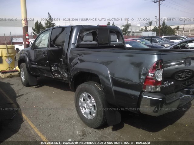 5TFJX4GN2FX047295 - 2015 TOYOTA TACOMA DOUBLE CAB PRERUNNER GRAY photo 6