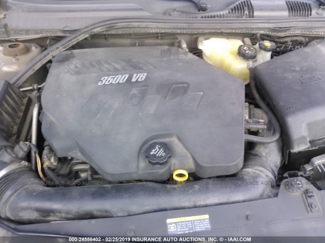 1G1ZS58N98F131430 - 2008 CHEVROLET MALIBU LS BROWN photo 10