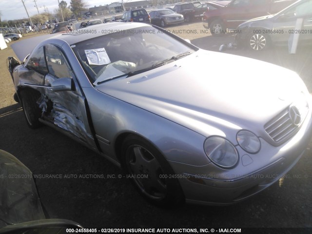 WDBPJ75J91A012499 - 2001 MERCEDES-BENZ CL 500 GRAY photo 1