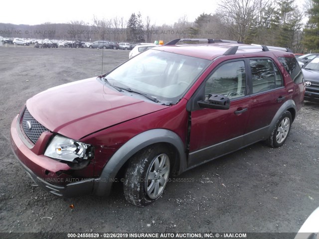 1FMZK041X6GA49478 - 2006 FORD FREESTYLE SE RED photo 2