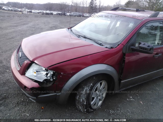 1FMZK041X6GA49478 - 2006 FORD FREESTYLE SE RED photo 6