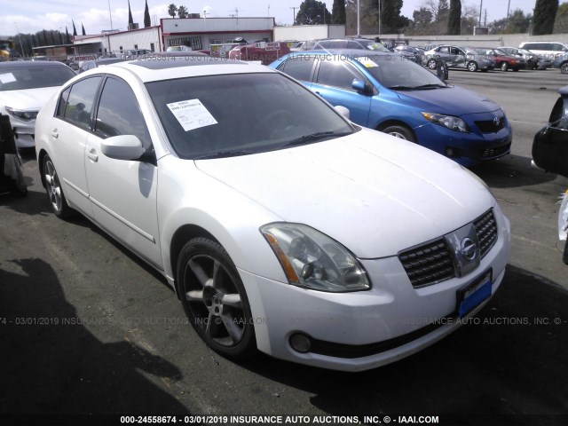 1N4BA41E65C815581 - 2005 NISSAN MAXIMA SE/SL WHITE photo 1