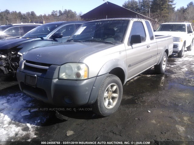 1N6DD26S22C331767 - 2002 NISSAN FRONTIER KING CAB XE GRAY photo 2