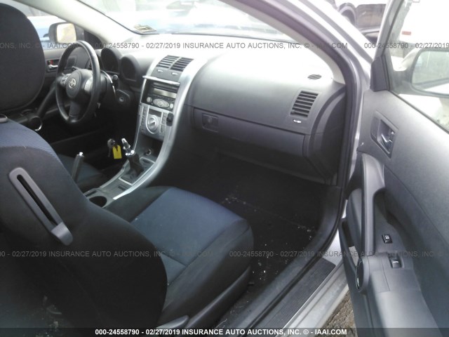 JTKDE177760093452 - 2006 TOYOTA SCION TC SILVER photo 5