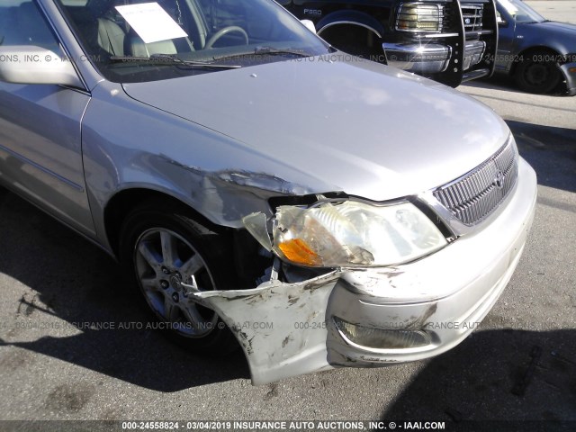 4T1BF28B81U172226 - 2001 TOYOTA AVALON XL/XLS SILVER photo 6