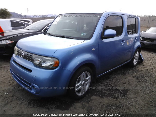 JN8AZ2KR7DT303335 - 2013 NISSAN CUBE S/SL BLUE photo 2