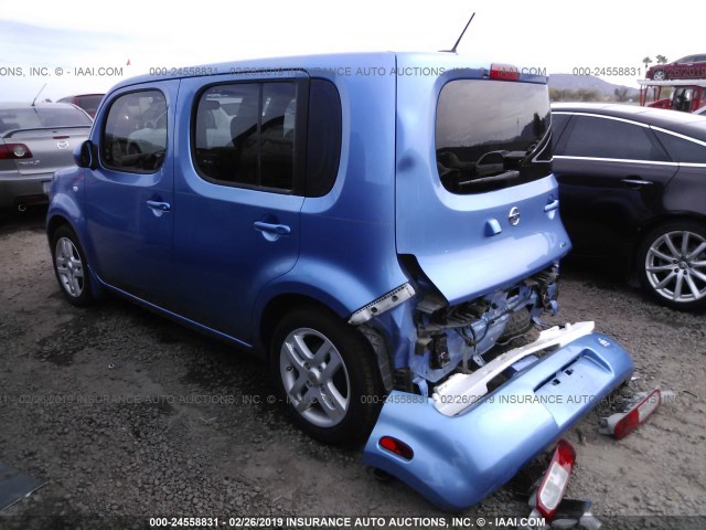 JN8AZ2KR7DT303335 - 2013 NISSAN CUBE S/SL BLUE photo 3