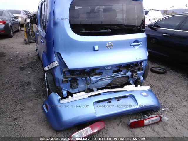 JN8AZ2KR7DT303335 - 2013 NISSAN CUBE S/SL BLUE photo 6