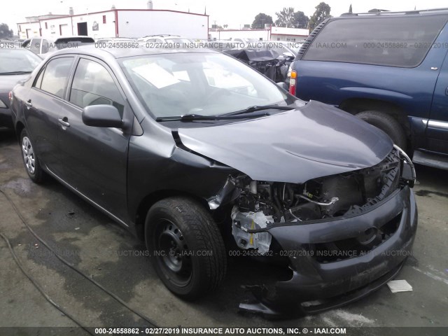 1NXBU4EE6AZ253595 - 2010 TOYOTA COROLLA S/LE/XLE GRAY photo 1