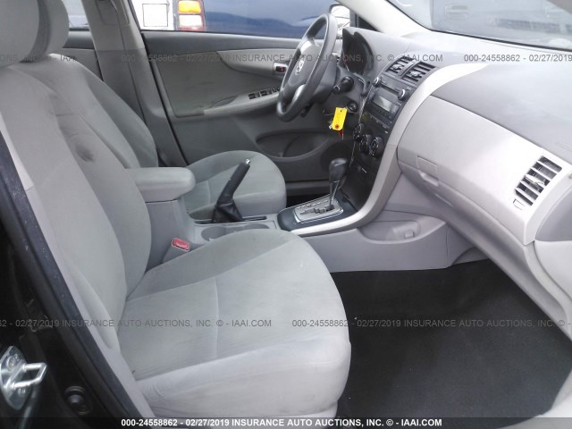 1NXBU4EE6AZ253595 - 2010 TOYOTA COROLLA S/LE/XLE GRAY photo 5