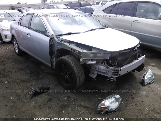 1G1ZA5E08CF355518 - 2012 CHEVROLET MALIBU LS SILVER photo 1