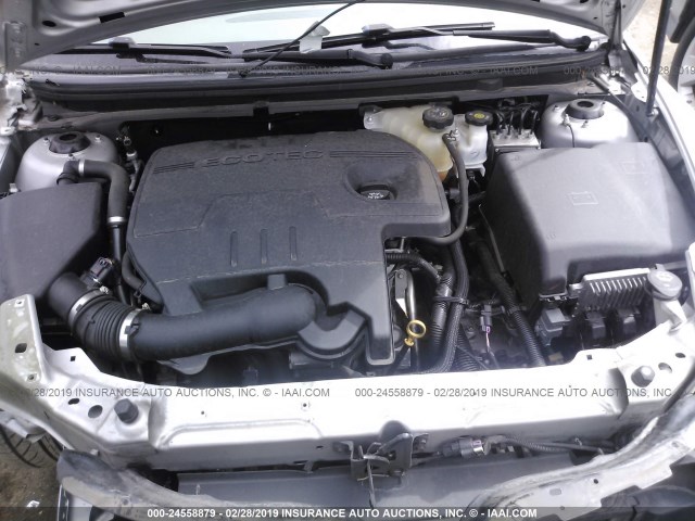 1G1ZA5E08CF355518 - 2012 CHEVROLET MALIBU LS SILVER photo 10