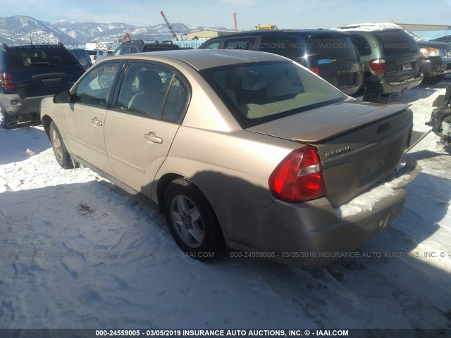 1G1ZT52865F116265 - 2005 CHEVROLET MALIBU LS TAN photo 3