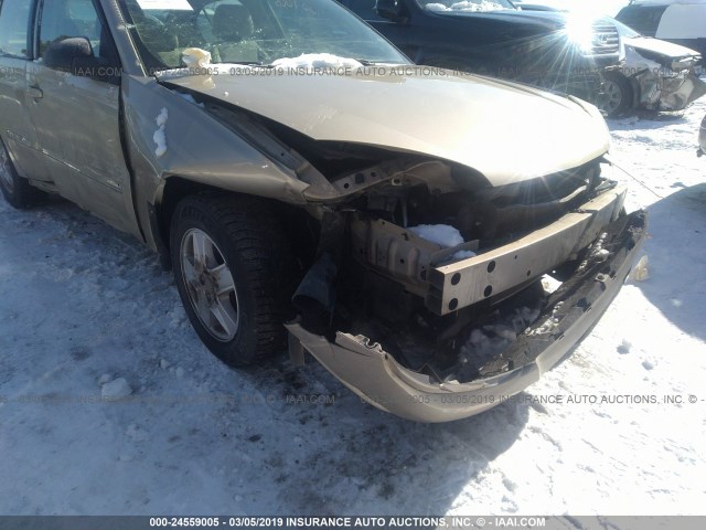1G1ZT52865F116265 - 2005 CHEVROLET MALIBU LS TAN photo 6