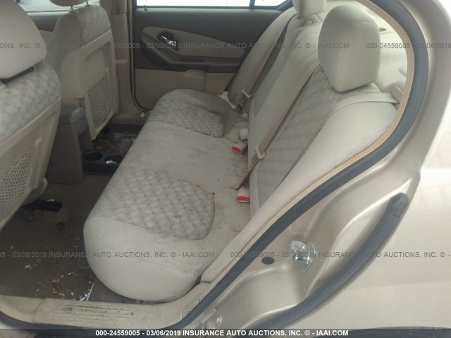 1G1ZT52865F116265 - 2005 CHEVROLET MALIBU LS TAN photo 8