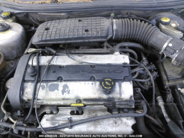 1FAFP6637XK119212 - 1999 FORD CONTOUR SE GRAY photo 10