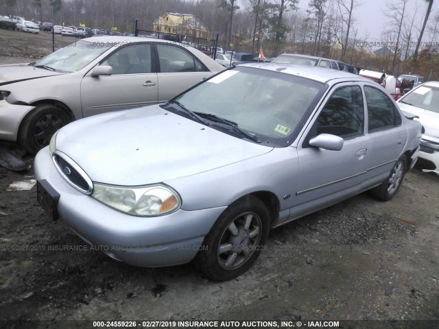 1FAFP6637XK119212 - 1999 FORD CONTOUR SE GRAY photo 2