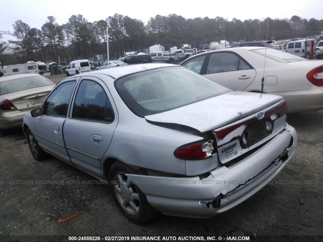 1FAFP6637XK119212 - 1999 FORD CONTOUR SE GRAY photo 3