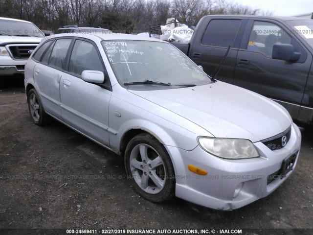 JM1BJ245131218177 - 2003 MAZDA PROTEGE PR5 SILVER photo 1